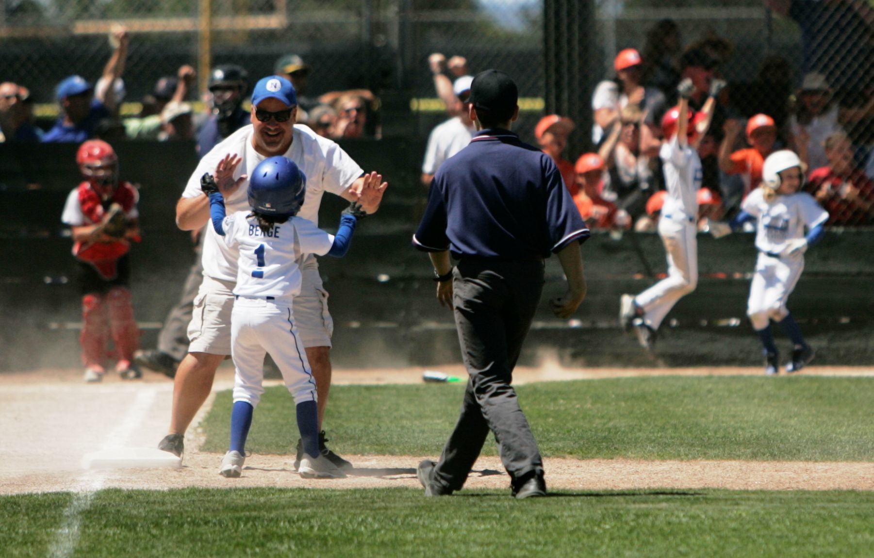 Coldwell Banker's first-base coach